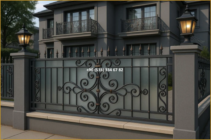 BAHÇE KORKULUKLARI-KORKULUK MODELLERİ-FERFORJE BAHÇE KORKULUĞU mod8310