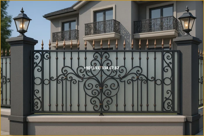 BAHÇE KORKULUKLARI-KORKULUK MODELLERİ-FERFORJE BAHÇE KORKULUĞU mod8312