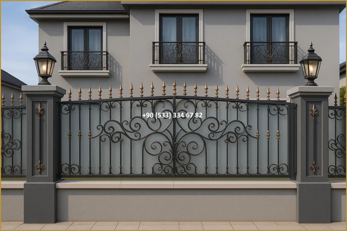 BAHÇE KORKULUKLARI-KORKULUK MODELLERİ-FERFORJE BAHÇE KORKULUĞU mod8313