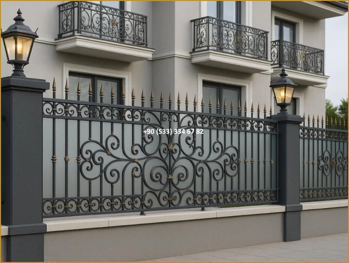 BAHÇE KORKULUKLARI-KORKULUK MODELLERİ-FERFORJE BAHÇE KORKULUĞU mod8314