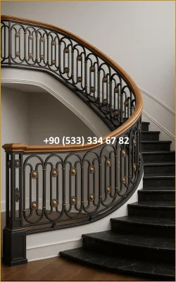 Villa Merdiven Korkuluk Modelleri – Lüks ve Zarif Tasarımlar