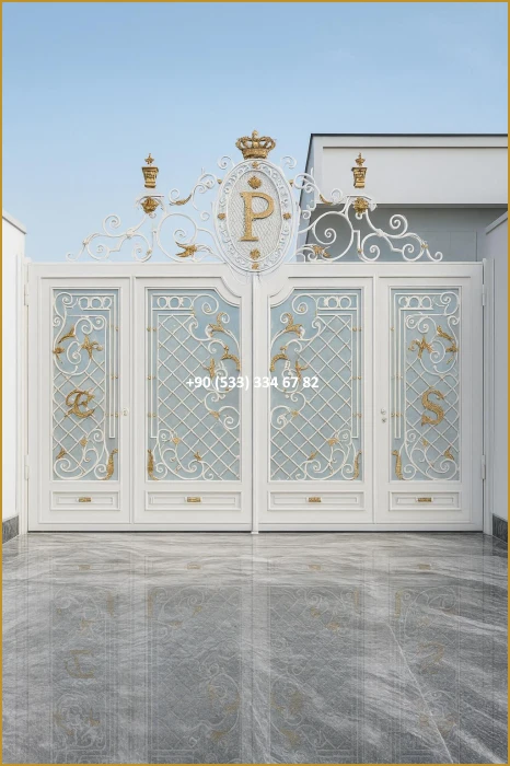 VİLLA KAPILARI-FERFORJE VİLLA KAPILAR-VİLLA GİRİŞ KAPILAR-BAHÇE KAPILARI-FERFORJE KAPILAR mod8558