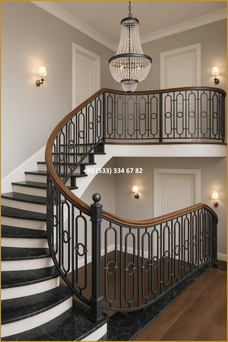 MERDİVEN KORKULUĞU/VİLLA MERDİVEN KORKULUĞU/İÇ MERDİVEN KORKULUKLARI mod8406