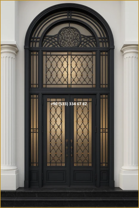 VİLLA KAPILARI-FERFORJE VİLLA KAPILAR-VİLLA GİRİŞ KAPILAR-BAHÇE KAPILARI mod8283