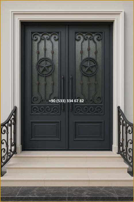 VİLLA KAPILARI-FERFORJE VİLLA KAPILAR-VİLLA GİRİŞ KAPILAR-BAHÇE KAPILARI-FERFORJE KAPILAR mod8368