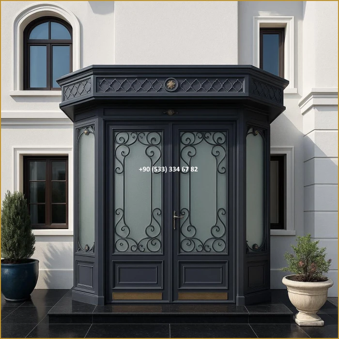 VİLLA KAPILARI-FERFORJE VİLLA KAPILAR-VİLLA GİRİŞ KAPILAR-BAHÇE KAPILARI-FERFORJE KAPILAR mod8375