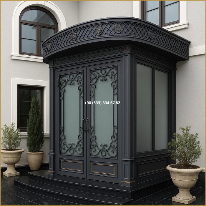 VİLLA KAPILARI-FERFORJE VİLLA KAPILAR-VİLLA GİRİŞ KAPILAR-BAHÇE KAPILARI-FERFORJE KAPILAR mod8376