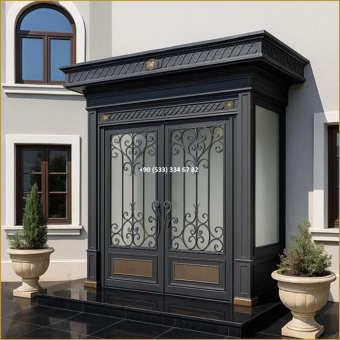 VİLLA KAPILARI-FERFORJE VİLLA KAPILAR-VİLLA GİRİŞ KAPILAR-BAHÇE KAPILARI-FERFORJE KAPILAR mod8379