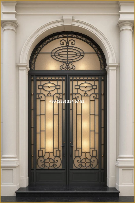 VİLLA KAPILARI-FERFORJE VİLLA KAPILAR-VİLLA GİRİŞ KAPILAR-BAHÇE KAPILARI-FERFORJE KAPILAR mod8399