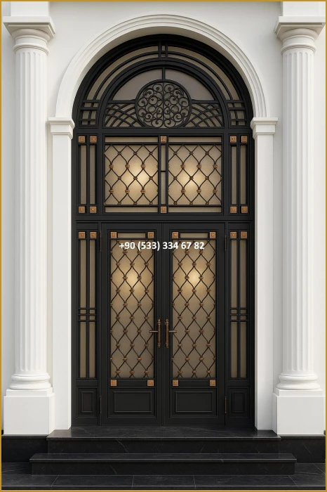 VİLLA KAPILARI-FERFORJE VİLLA KAPILAR-VİLLA GİRİŞ KAPILAR-BAHÇE KAPILARI-FERFORJE KAPILAR mod8400