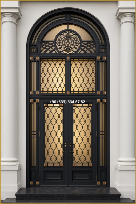 VİLLA KAPILARI-FERFORJE VİLLA KAPILAR-VİLLA GİRİŞ KAPILAR-BAHÇE KAPILARI-FERFORJE KAPILAR mod8401